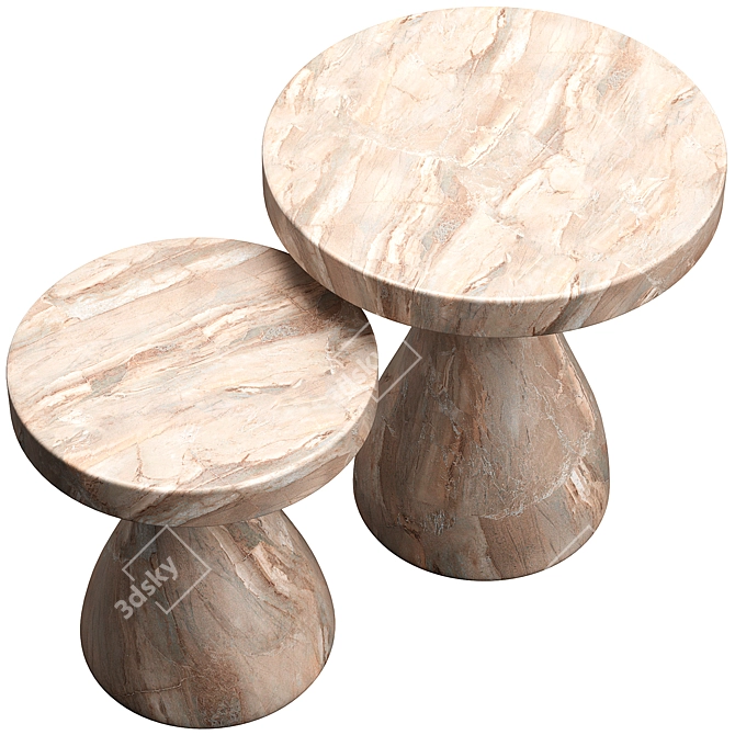 Modern Serafina Coffee Table Design 3D model image 4