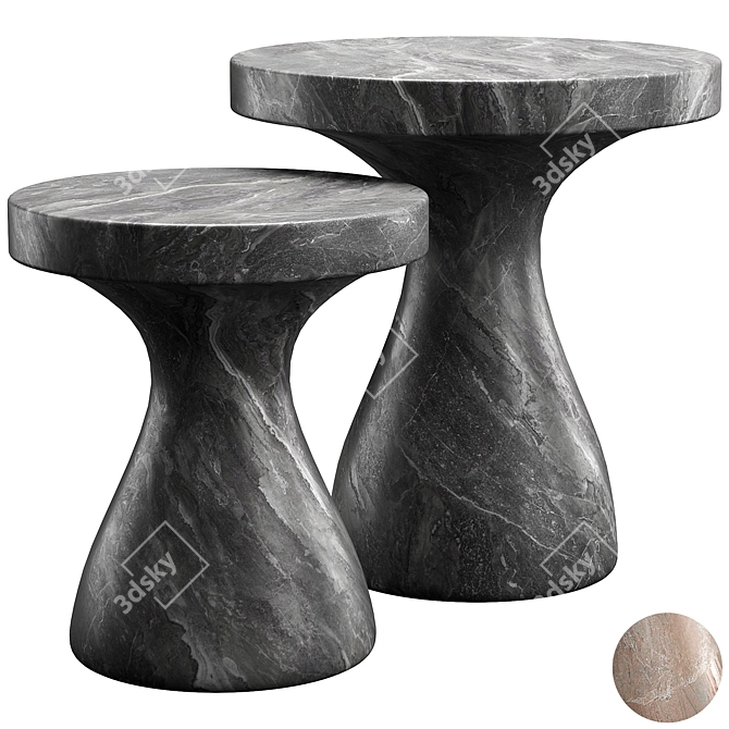 Modern Serafina Coffee Table Design 3D model image 6