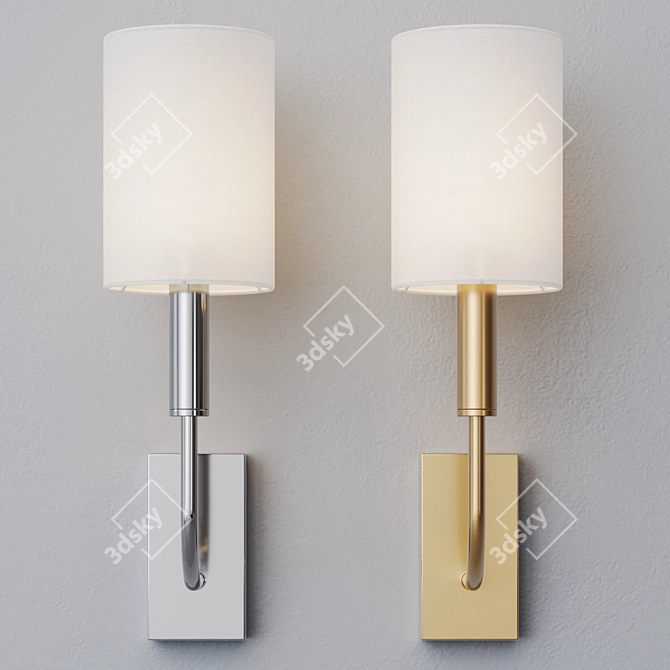 Louvre Home Cassius Sconce 3D model image 6