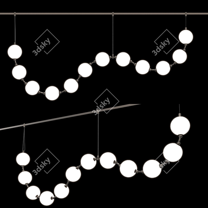 Auroom Track Light Collection 3D model image 1