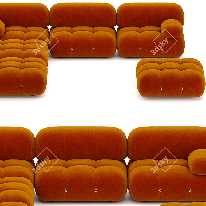 Italian Design BB Camaleonda Sofa 3D model image 3