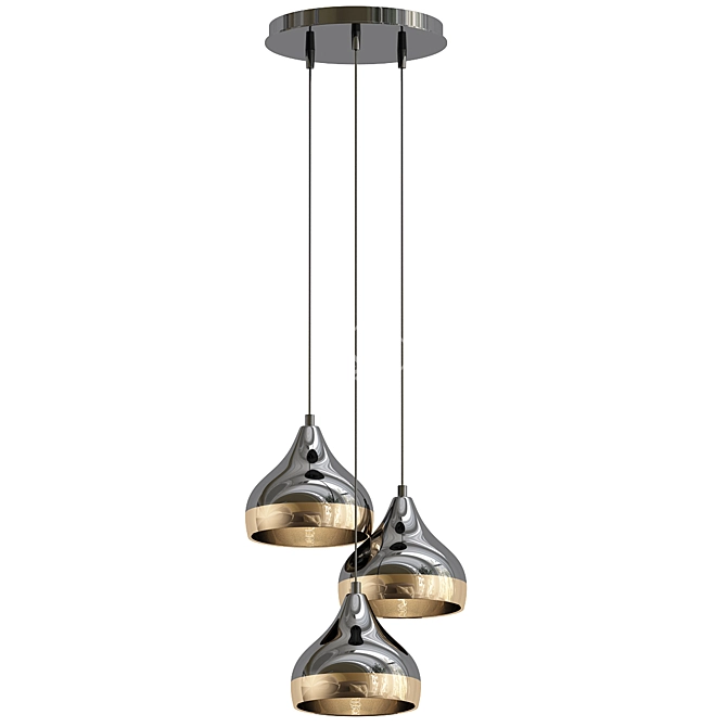 Cluster Pendant Light Fixture 3D model image 1