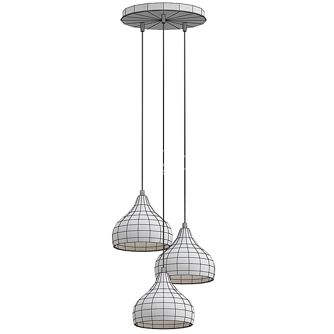 Cluster Pendant Light Fixture 3D model image 3