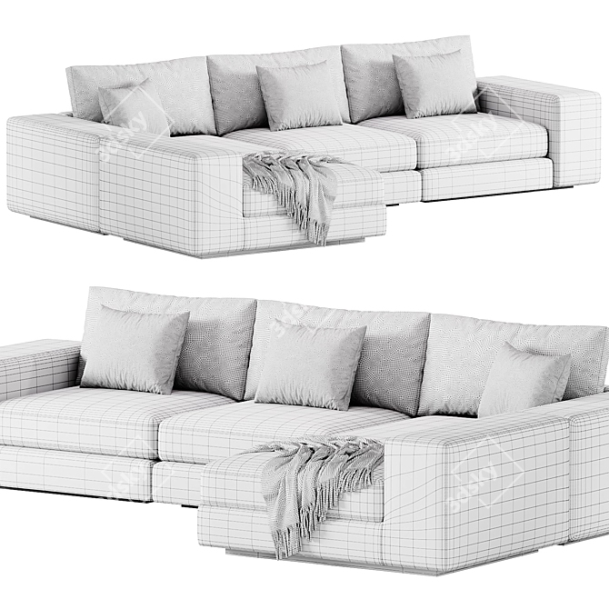 Eichholtz Vista Grande Lounge Sofa 3D model image 4