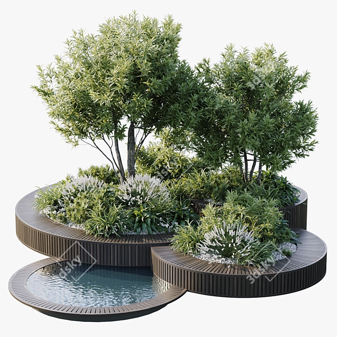  "Nature-Inspired Outdoor Plant Decor 3D model image 1