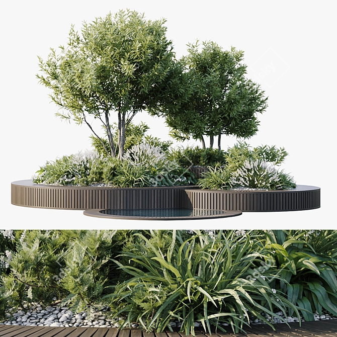  "Nature-Inspired Outdoor Plant Decor 3D model image 2