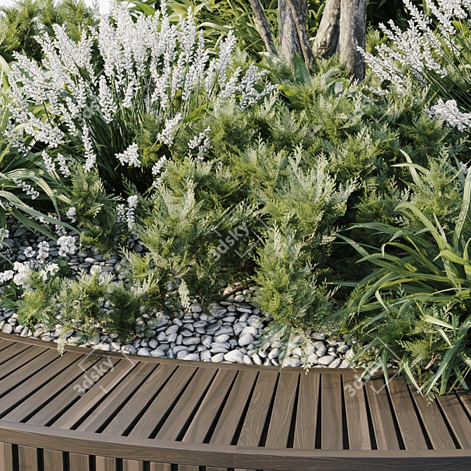  "Nature-Inspired Outdoor Plant Decor 3D model image 4