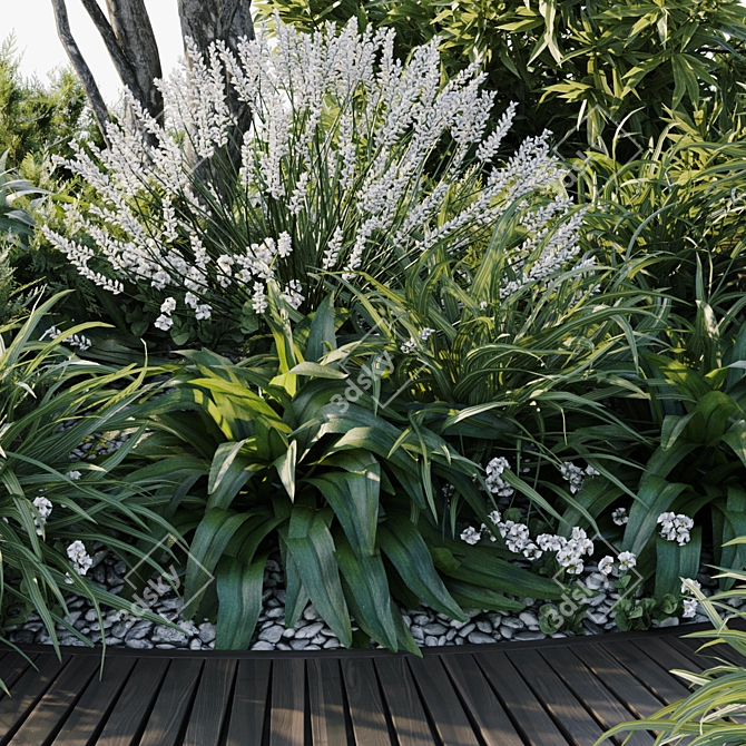  "Nature-Inspired Outdoor Plant Decor 3D model image 5