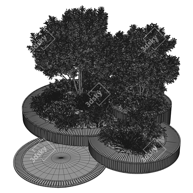  "Nature-Inspired Outdoor Plant Decor 3D model image 7