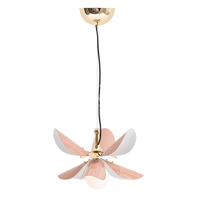 Lladro Blossom Pendant Light 3D model image 2