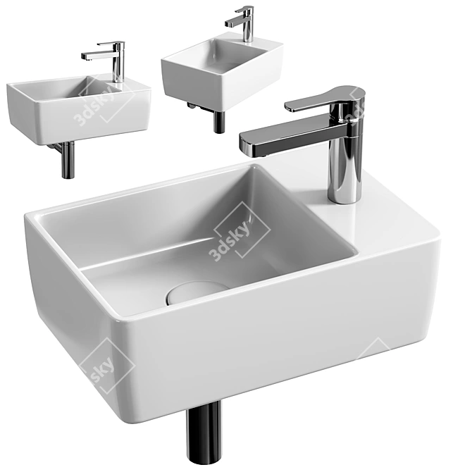 Villeroy & Boch Memento Washbasin 3D model image 1