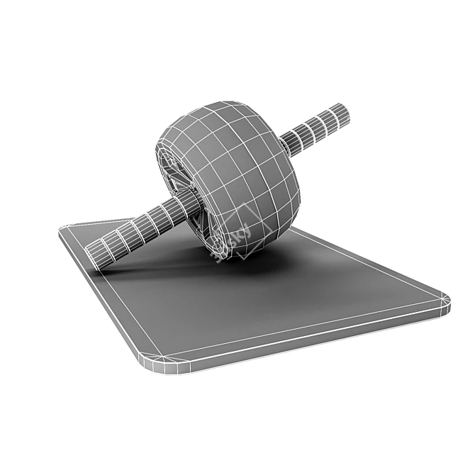 Core Blast Ab Roller Wheel 3D model image 5