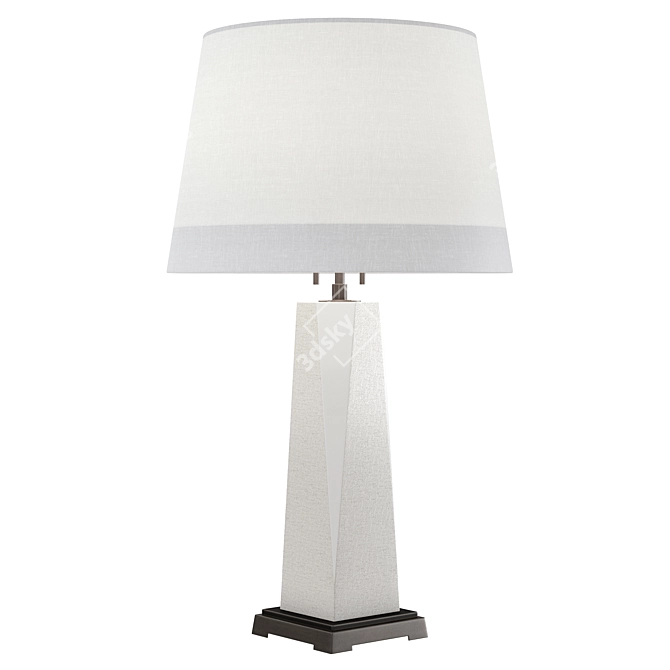 Sleek Draper Table Lamp 3D model image 1