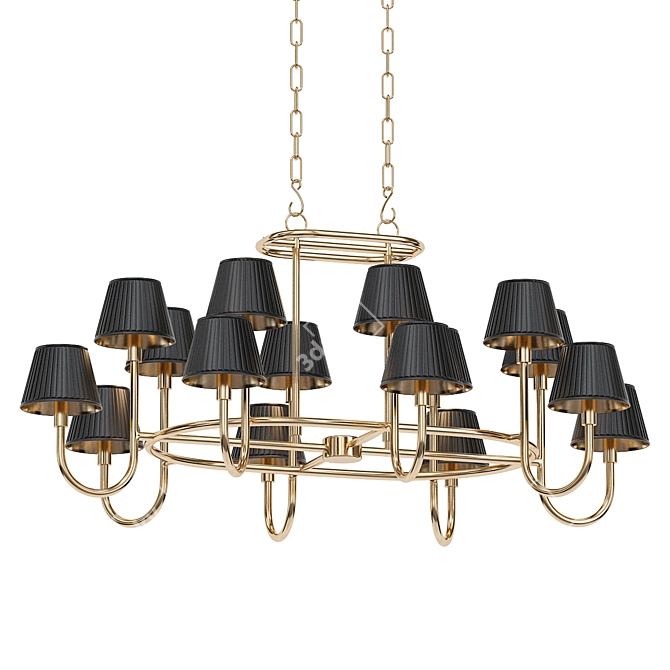 Contemporary Sparrows Chandelier 3D model image 1