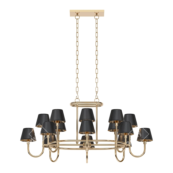 Contemporary Sparrows Chandelier 3D model image 2