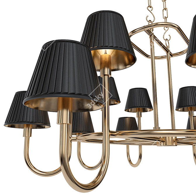 Contemporary Sparrows Chandelier 3D model image 3