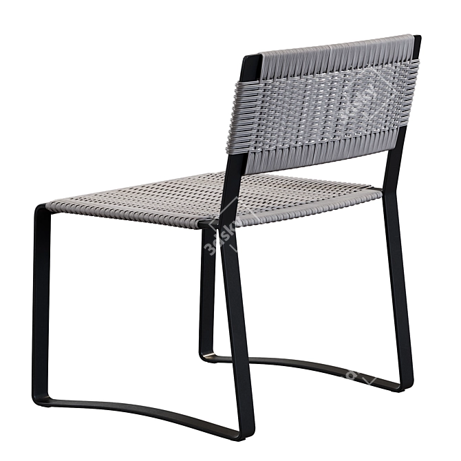 Elegant Molteni & C Outdoor Chair 3D model image 2