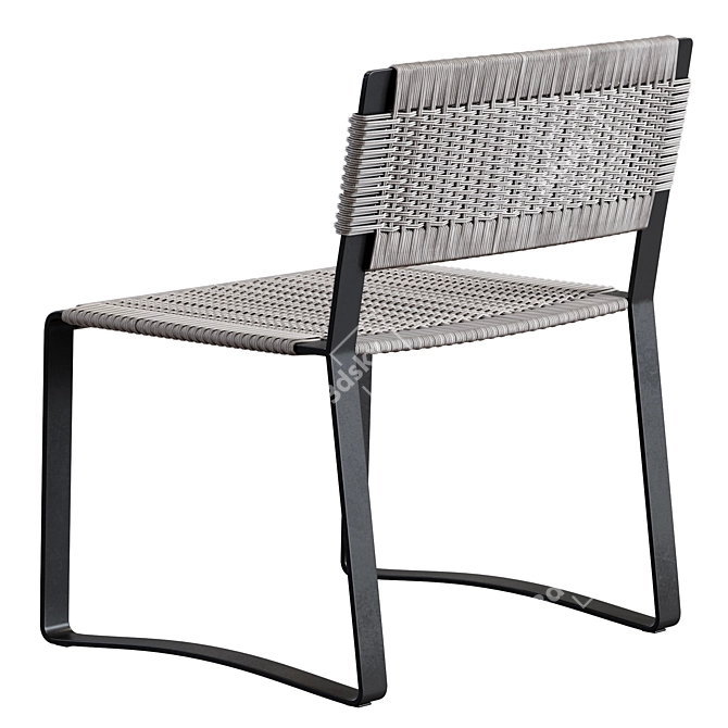 Elegant Molteni & C Outdoor Chair 3D model image 9