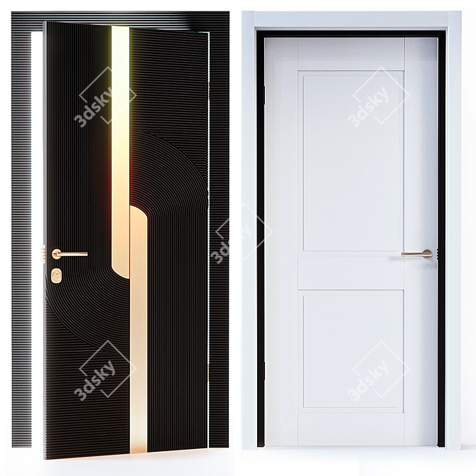 Burkovsky Virgin Entrance Door 3D model image 1