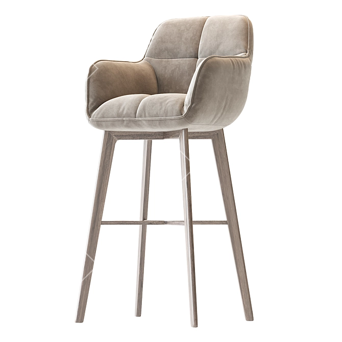 Noah 2016 Barstool: Modern Elegance 3D model image 4