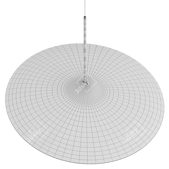 Modern Acoustic Pendant Light 3D model image 3