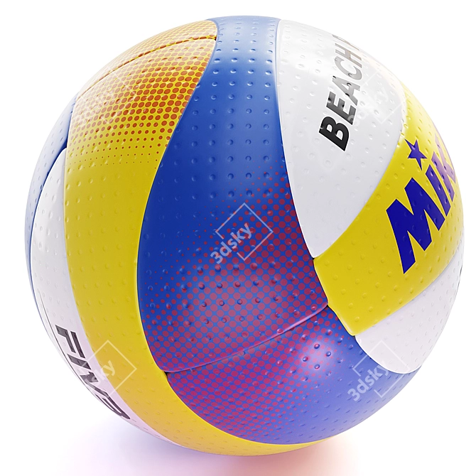 MIKASA Beach Pro Volleyball Ball 3D model image 2