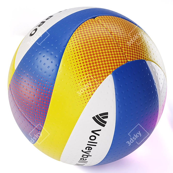 MIKASA Beach Pro Volleyball Ball 3D model image 4