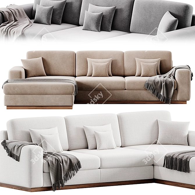 Bolia Sepia 4-Seater Sofa 3D model image 2