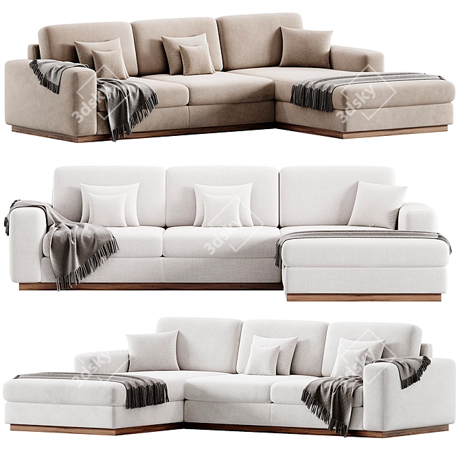 Bolia Sepia 4-Seater Sofa 3D model image 4