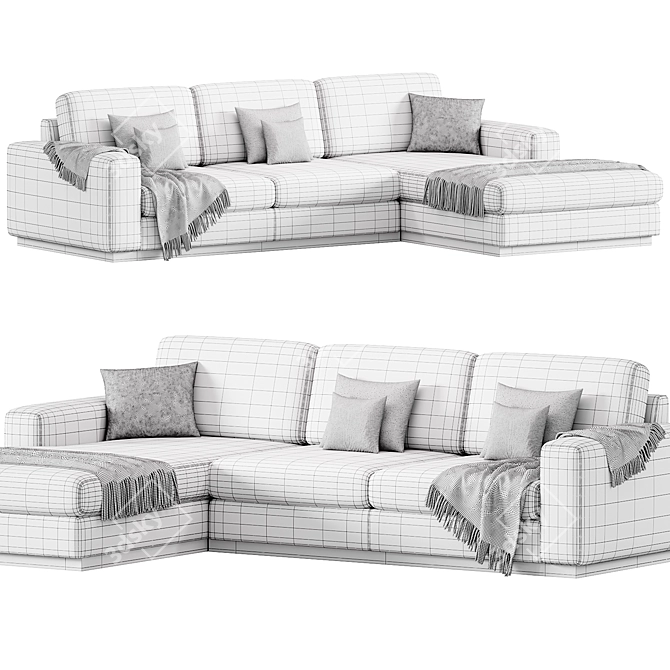 Bolia Sepia 4-Seater Sofa 3D model image 5