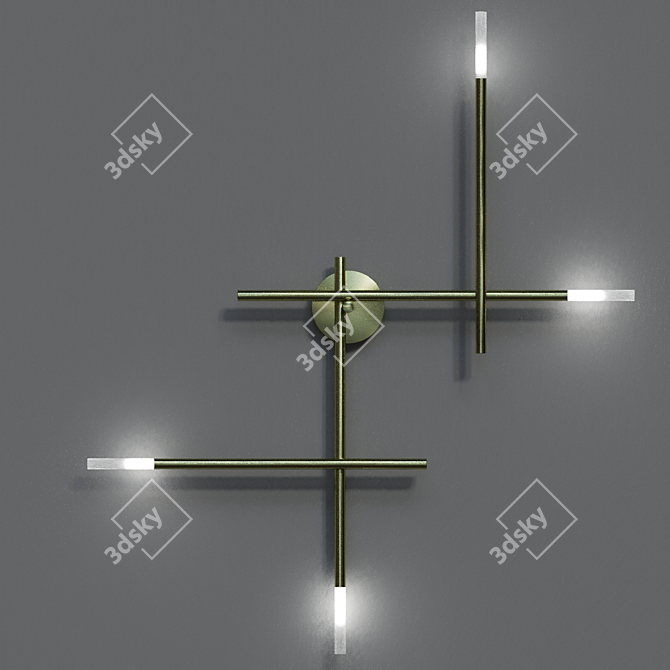 Modern Wall Lamp Traverse Wall Lux 3D model image 3