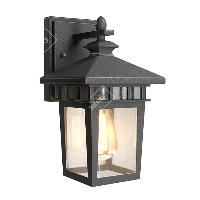 Colonial Wall Mount Exterior Light 3D model image 1