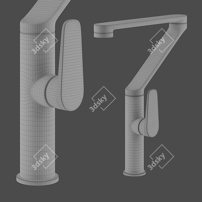 TARA Omoikiri Mixer Tap 3D model image 2