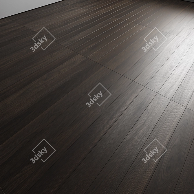 Versatile Oak Parquet Flooring Kit 3D model image 5