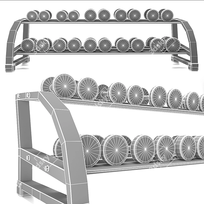  Organize with Style: Storage Racks 3D model image 4