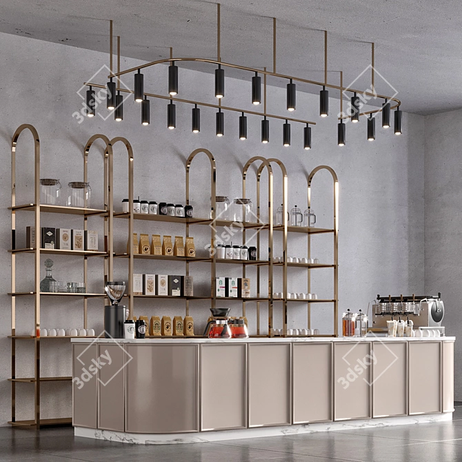 12 Piece Cafe Bar Collection 3D model image 2