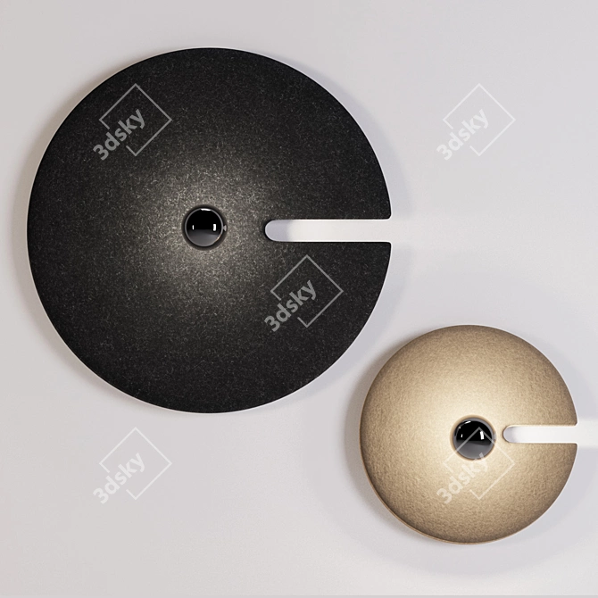 Versatile Felt Wall Sconce 3D model image 7