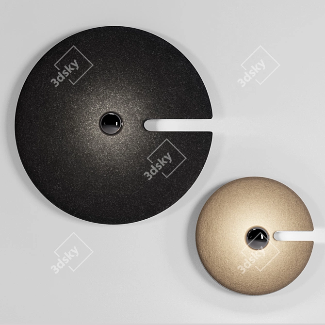 Versatile Felt Wall Sconce 3D model image 8