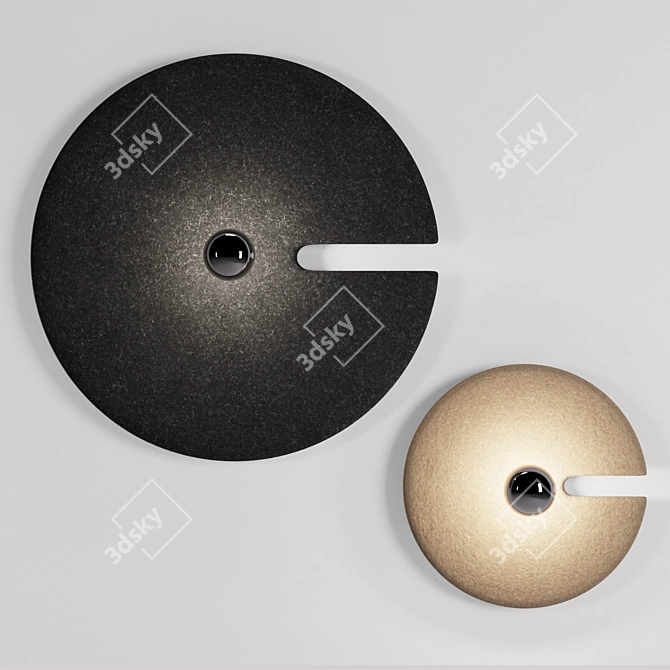 Versatile Felt Wall Sconce 3D model image 11