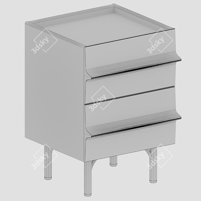 Modnodesign Bedside Table 40x42x59 3D model image 3