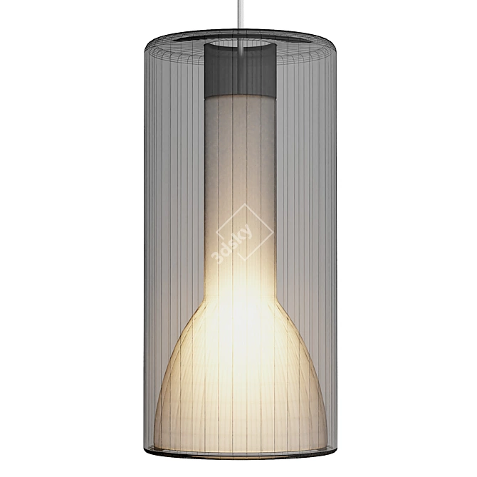 LUMINOUS GLASS PENDANT LAMP 3D model image 5