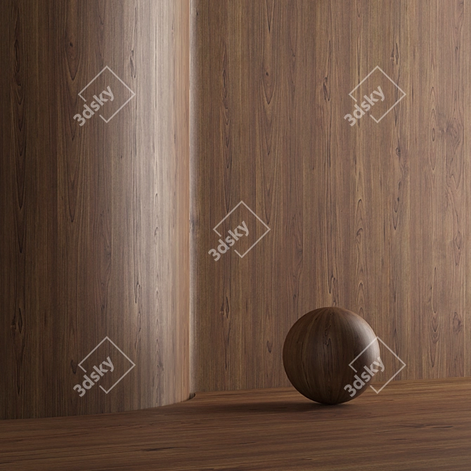 Seamless Oak Texture Pack 3D model image 6