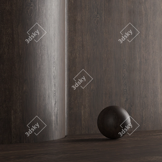 Seamless Oak Wood Texture Pack 3D model image 7