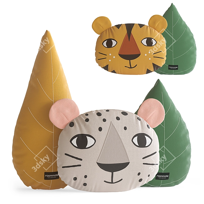 Children's Pillow Set by ROOMMATE 3D model image 1