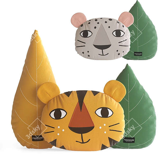 Children's Pillow Set by ROOMMATE 3D model image 2