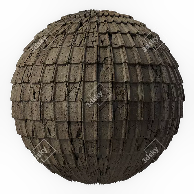 Concrete Roofing Material Generator 3D model image 5