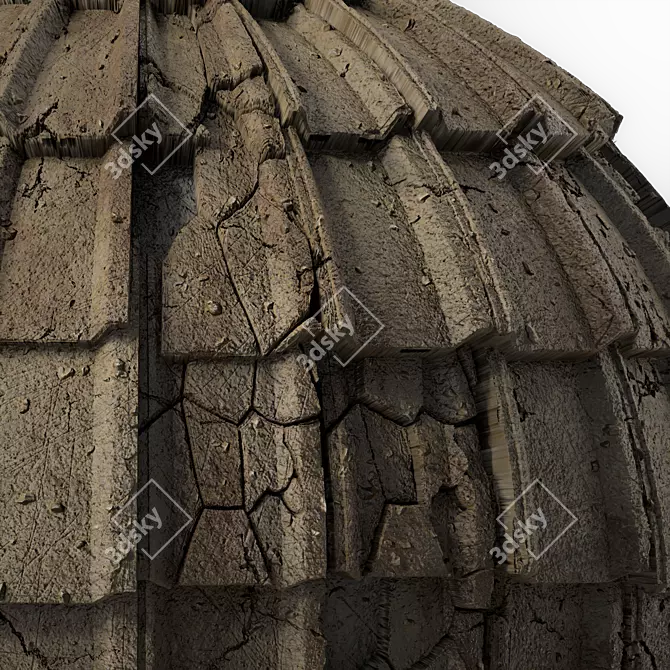 Concrete Roofing Material Generator 3D model image 6