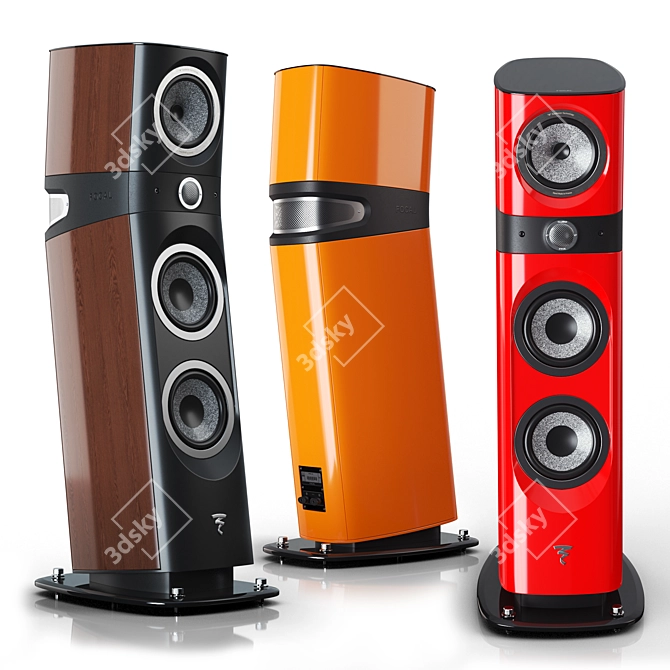 High-End Focal Sopra №3 Speaker 3D model image 1