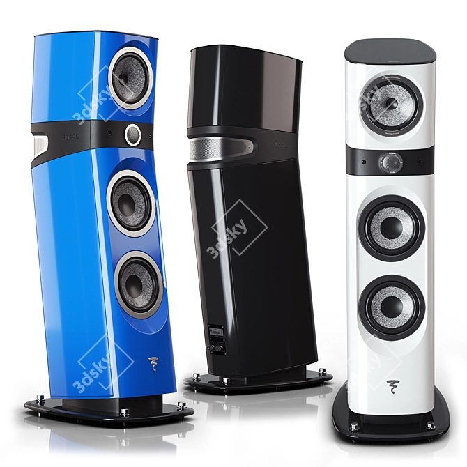 High-End Focal Sopra №3 Speaker 3D model image 2