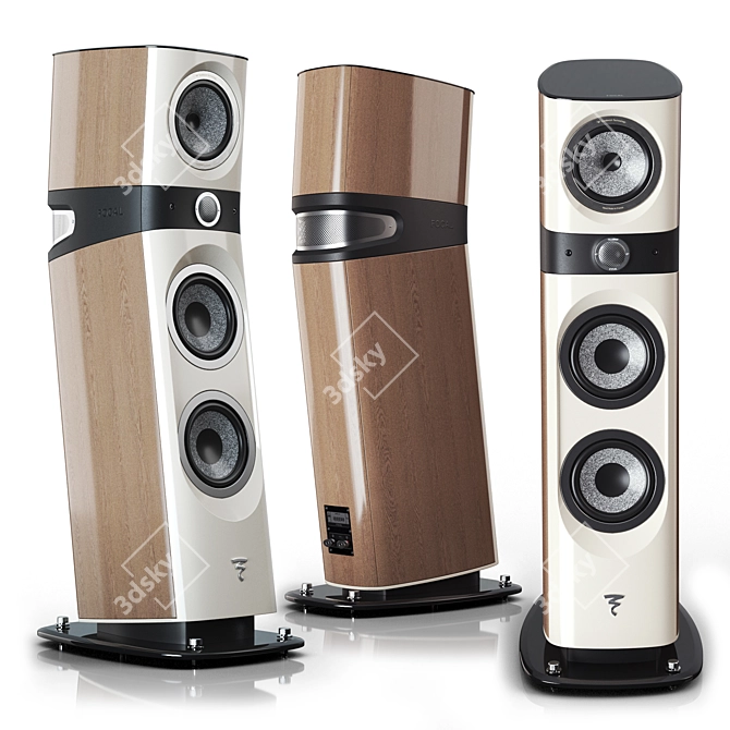 High-End Focal Sopra №3 Speaker 3D model image 3